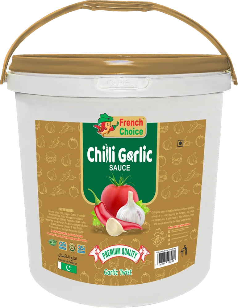 French Choice Chilli Garlic Sauce — 11 Kg Bucket