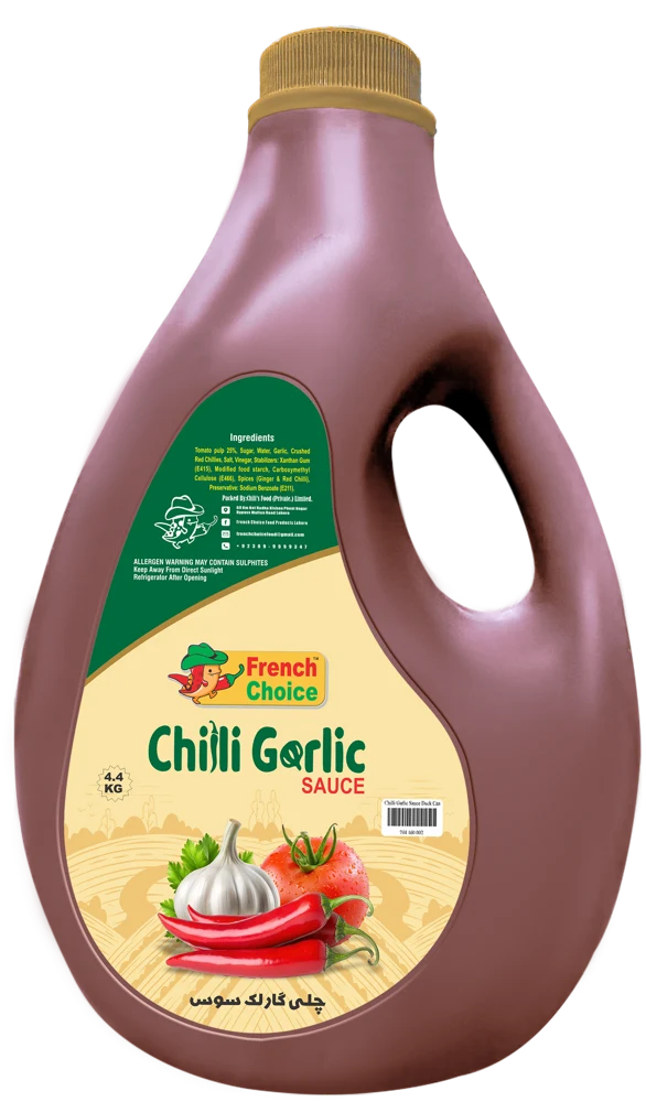 French Choice Chilli Garlic Sauce — 4.4 Ltr Duck Can