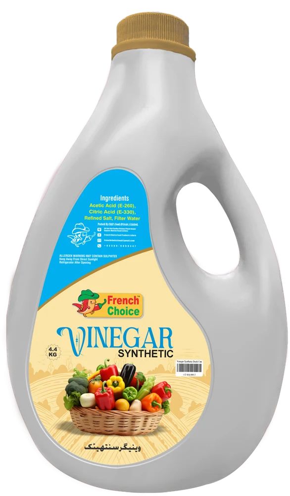 French Choice White Synthetic Vinegar — 4.4 Ltr Duck Can